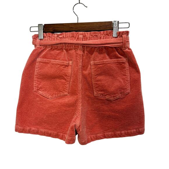 Polo Ralph Lauren Girls 12 Desert Rose Corduroy Shorts w/ Tie Belt Preppy - Picture 2 of 12